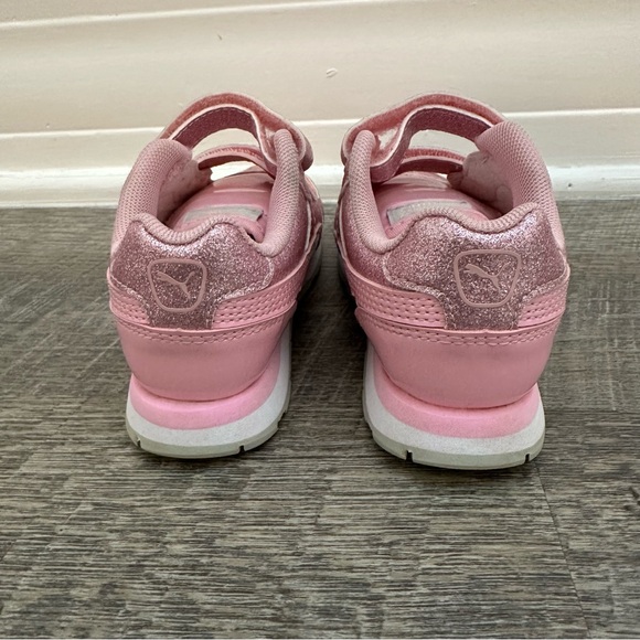 PUMA Vista Glitz Toddler Velcro Sneakers Size 9 - Picture 5 of 9